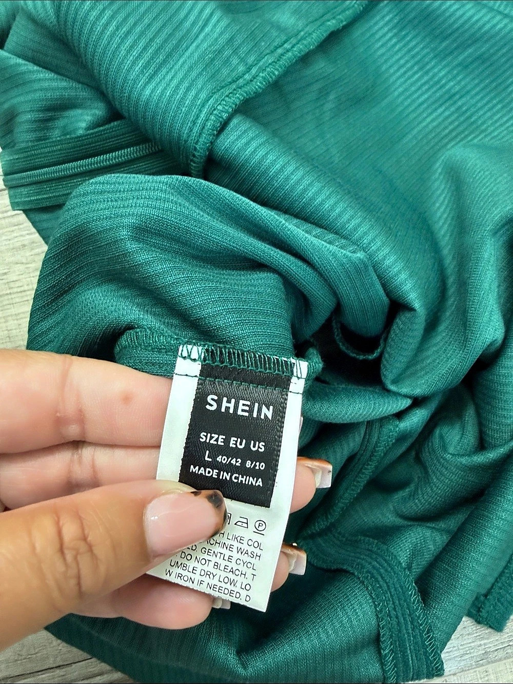 SHEIN Ribbed Mini Skirt - Picture 5 of 5
